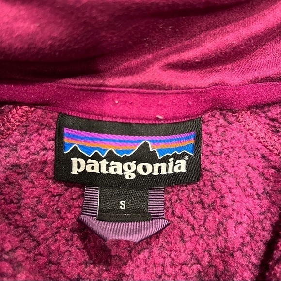 PATAGONIA Women's Better Sweater 1/4-Zip Mock Purple Size S - Picture 2 of 5